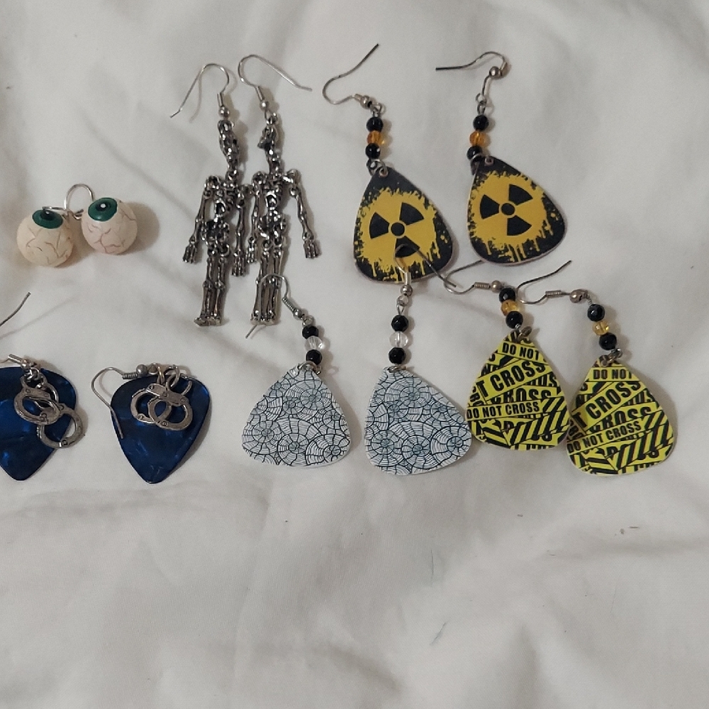 6 Pair Halloween Women's Earrings Set